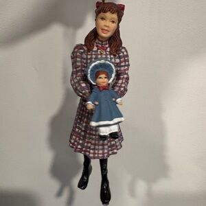 Hallmark American Girl Samantha Ice skating Christmas Ornament 2004 Vintage